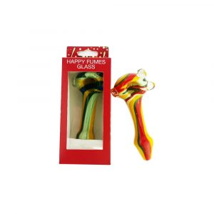 Hand Pipe Spoon with Wigwag Marble Design