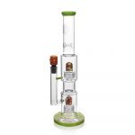 High Society | Gemini Premium Wig Wag Bong (Green)