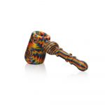 High Society | Eris Premium Wig Wag Bubbler (White Rainbow)