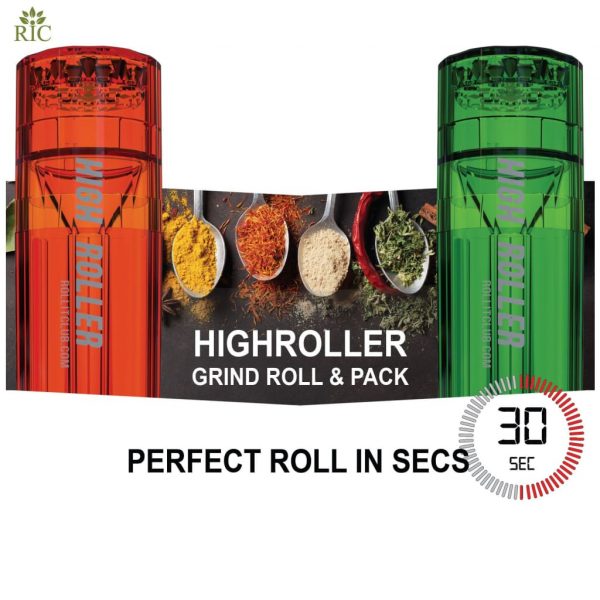 Portable Rolling Paper Grinder for Quick Grind & Pack