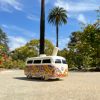 Hippie Bus Hand Pipe with Attached Bowl for a Groovy Trip