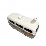Hippie Bus Hand Pipe with Attached Bowl for a Groovy Trip