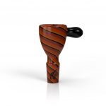 WIG WAG STRIPPED BONG BOWL PIECE