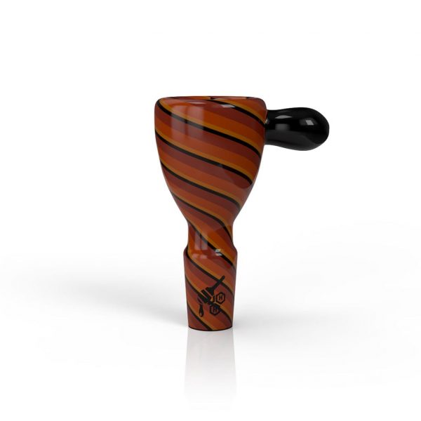 WIG WAG STRIPPED BONG BOWL PIECE