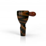 WIG WAG STRIPPED BONG BOWL PIECE