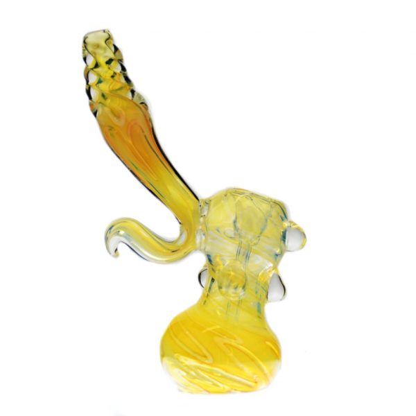 Silver Fume Bubbler for Unique Smoking Experience