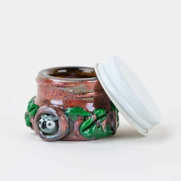 Hooties Forest Terp Jar by Empire Glassworks
