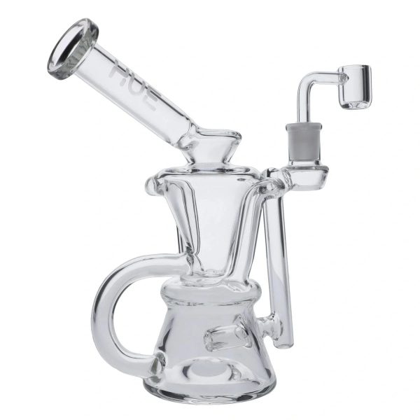 Hourglass Dab Rig Clear - 7.5"