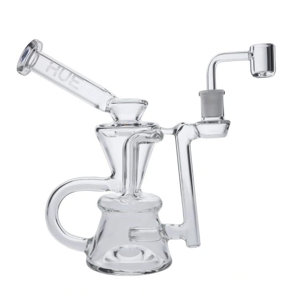 Hourglass Dab Rig Clear - 7.5"