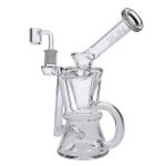 Hourglass Dab Rig Clear - 7.5"
