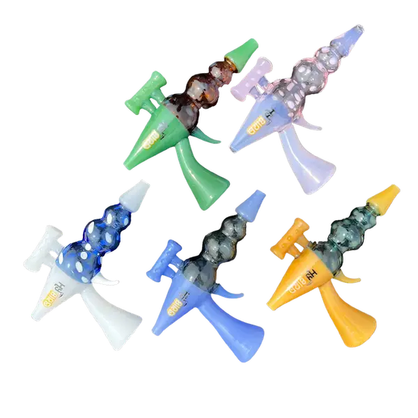 Raygun Novelty Glass Hand Pipe for Stylish Sessions