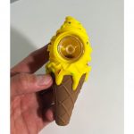 Ice Cream Cone Silicone Pipe 4.5 Inch Hand Pipe