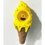Ice Cream Cone Silicone Pipe 4.5 Inch Hand Pipe