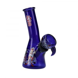 4" Mini Bong - Bluntman & Chronic Blue