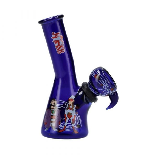 4" Mini Bong - Bluntman & Chronic Blue