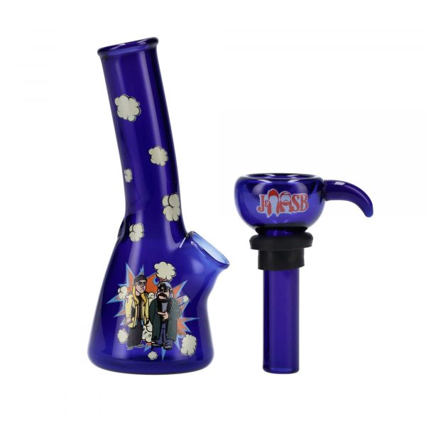 4" Mini Bong - Groovy Blue