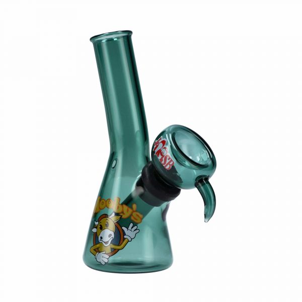 4" Mini Bong - Mooby's Teal