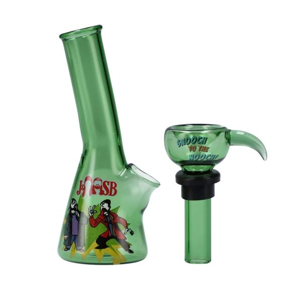 4" Mini Bong - Snoochies Green