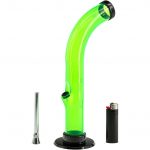10'' Acrylic Curved Tube Bong