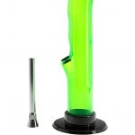 10'' Acrylic Curved Tube Bong