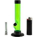 6" Acrylic Straight Tube Bong