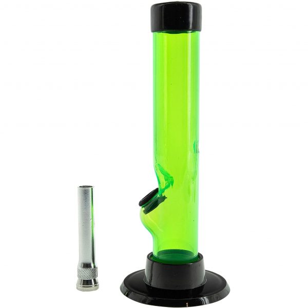 6" Acrylic Straight Tube Bong