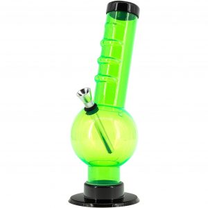 Acrylic Angled Neck Straight Tube Bubble Bong