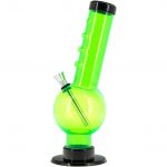 Acrylic Angled Neck Straight Tube Bubble Bong
