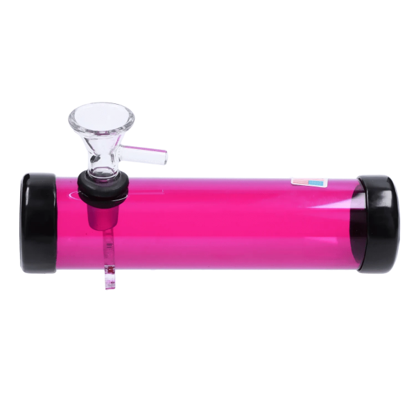 JM Plastics Smokey with Glass Bowl Acrylic Steam Roller