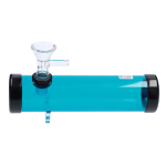 JM Plastics Smokey with Glass Bowl Acrylic Steam Roller