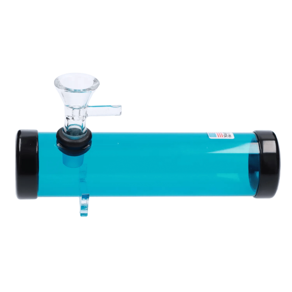 JM Plastics Smokey with Glass Bowl Acrylic Steam Roller