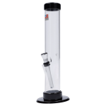 Straight Tube with Carb Hole Acrylic Bong - 9 in.