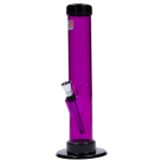 Straight Tube with Carb Hole Acrylic Bong - 9 in.