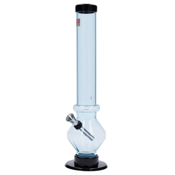 JM Plastics Diamond Base with Carb Hole Bong - 12 in