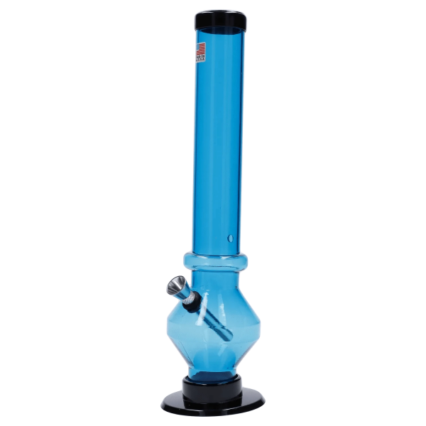 JM Plastics Diamond Base with Carb Hole Bong - 12 in