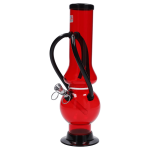 Double Chamber Bubble Base Acrylic Bong - 12 in.