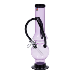 Double Chamber Bubble Base Acrylic Bong - 12 in.