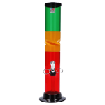 JM Plastics Irie Twist with Pull Slide Acrylic Bong