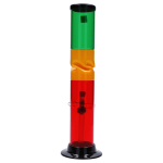 JM Plastics Irie Twist with Pull Slide Acrylic Bong