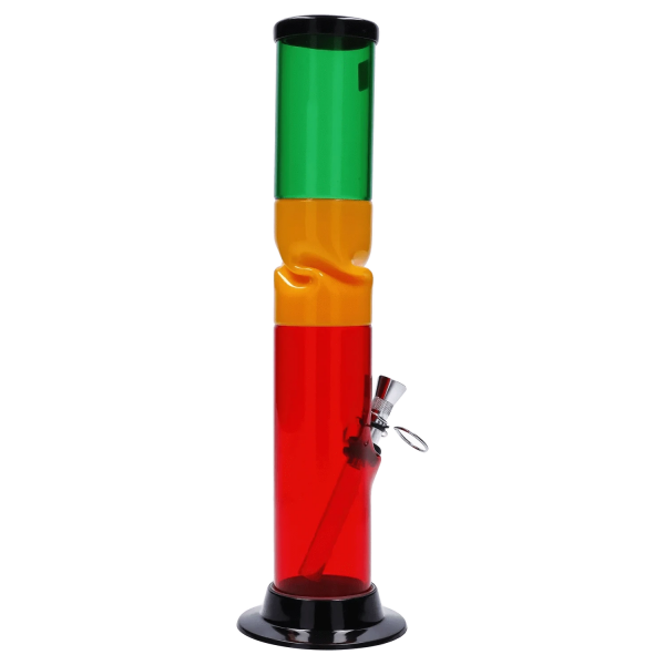 JM Plastics Irie Twist with Pull Slide Acrylic Bong