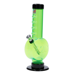 JM Plastics 420 Coin Base with Grip Acrylic Bong - 9 in.