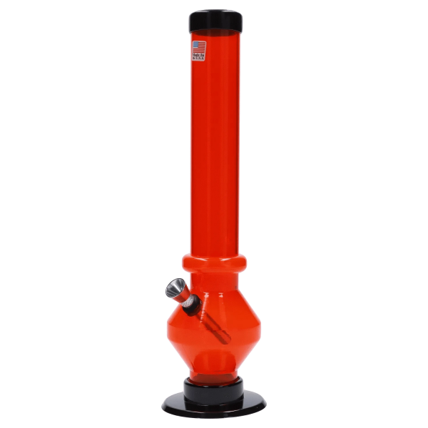 JM Plastics Diamond Base with Carb Hole Bong - 12 in