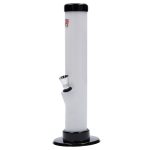 Straight Tube with Carb Hole Acrylic Bong - 9 in.