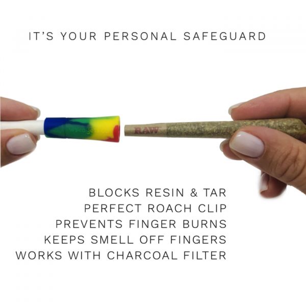 Small Filter Weed Pipe Adapter and Roach Clip Combo
