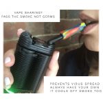 Small Filter Weed Pipe Adapter and Roach Clip Combo