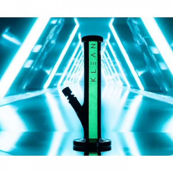 Klean Black Series Heavy Duty Glass Straight Tube Water Pipe