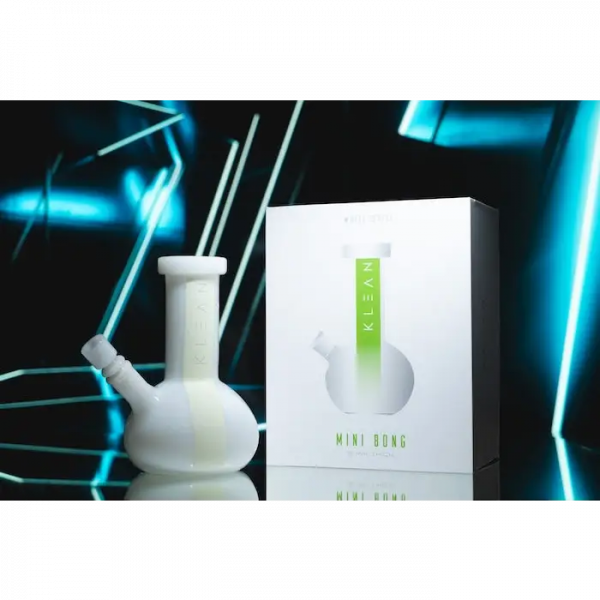 Klean White Series Heavy Duty Glass Mini Bong