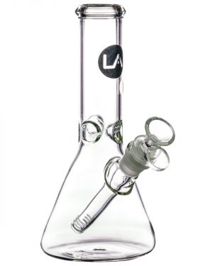 LA Pipes 8" Thick Glass Beaker Bong