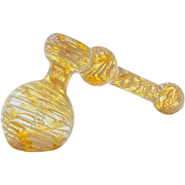 "Full Rake" Fumed Hammer Bubbler Pipe (Various Colors)