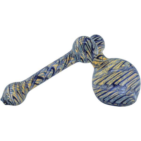 "Colored Sidecar" Fumed Sidecar Bubbler Pipe (Various Colors)